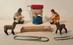 5 oude kleinere loden boederijfiguren Brittains Engeland, Ophalen of Verzenden