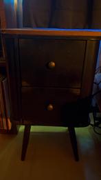 Vintage nachtkastje / bijzetkastje, Huis en Inrichting, Slaapkamer | Nachtkastjes, Ophalen, Minder dan 45 cm, Zo goed als nieuw