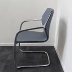 Brunner Ray Vergaderstoelen, Slede-Stoelen Grijs, Stapelbaar, Gebruikt, Stof, Ophalen of Verzenden, Grijs
