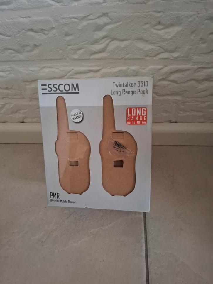 Esscom Twintalker 9310 Portofoon Set, Telecommunicatie, Portofoons en Walkie-talkies, Gebruikt, Portofoon of Walkie-talkie, 5 tot 15 km
