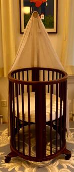 Stokke Sleepi Piekstok v2 inclusief taupe hemeltje / sluier, Kinderen en Baby's, Babywiegjes en Ledikanten, Verzenden, Zo goed als nieuw