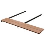 Terrasplanken HKC met accessoires 30 m² 4 m bruin, Tuin en Terras, Verzenden, Nieuw, Composiet