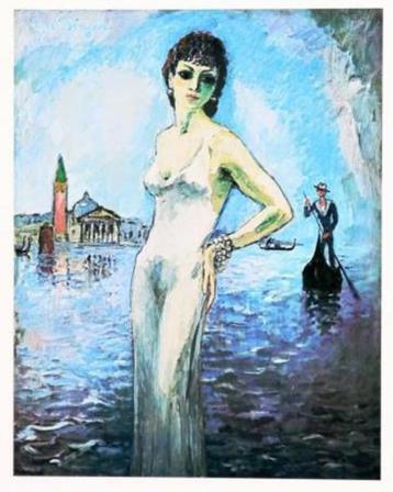 Kees van Dongen (1877) Kleur Affiche "Venice " Galerie Robin beschikbaar voor biedingen