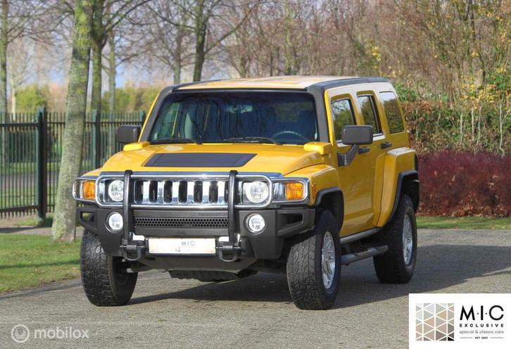 Hummer H3 3.5 20V | LPG G3 | Golden Yellow | Inruil welkom!, Auto's, Hummer, Bedrijf, Te koop, H3, 4x4, ABS, Airbags, Airconditioning