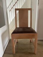 vier lichteiken (geloogde) eetstoelen, Ophalen, Gebruikt, Bruin, Vier