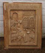 Houtsnijwerk paneeltje, Antiek en Kunst, Ophalen of Verzenden