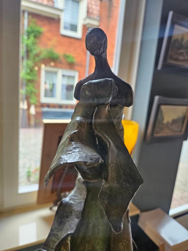 Bronzen beeld Wies van Dort "Danseres"...gesigneerd, Antiek en Kunst, Ophalen