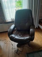 Te koop: Lederen Fauteuils draai stoel, Huis en Inrichting, Fauteuils, Ophalen of Verzenden, Zo goed als nieuw, Leer