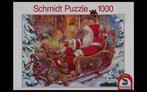 Puzzels van 1000 stukjes (Kerst) - 2, Ophalen of Verzenden, 500 t/m 1500 stukjes, Zo goed als nieuw, Legpuzzel