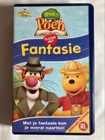 BOEK VAN POEH PLEZIER MET FANTASIE (VHS), Alle leeftijden, Ophalen of Verzenden, Zo goed als nieuw, Tekenfilms en Animatie