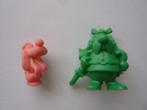 2 stripfiguren poppetje Idefix en Abraracourcix van Asterix, Verzenden, Asterix en Obelix, Zo goed als nieuw, Beeldje of Figuurtje