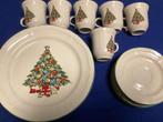 Kerstservies, Huis en Inrichting, Keuken | Servies, Ophalen, Zo goed als nieuw, Overige stijlen, Bord(en)