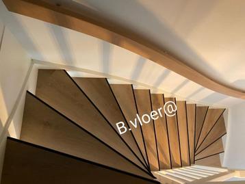 Traprenovatie, laminaat, PVC, hout beschikbaar voor biedingen