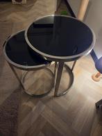 Eric Kuster style bijzet tafels, Huis en Inrichting, Tafels | Bijzettafels, 45 tot 60 cm, Minder dan 55 cm, Rond, Ophalen of Verzenden