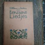 Poezieboekje:"Eenzame liedjes" C.S.Adama van Scheltema, Ophalen of Verzenden