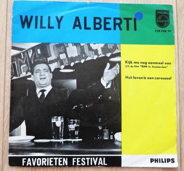 Vinyl single: Willy Alberti: Kijk me nog eenmaal aan, Rififi beschikbaar voor biedingen