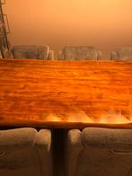 Grote houten eettafel + eventueel 6 stoelen, Huis en Inrichting, Tafels | Eettafels, Gebruikt, 100 tot 150 cm, Eikenhout, Ophalen of Verzenden