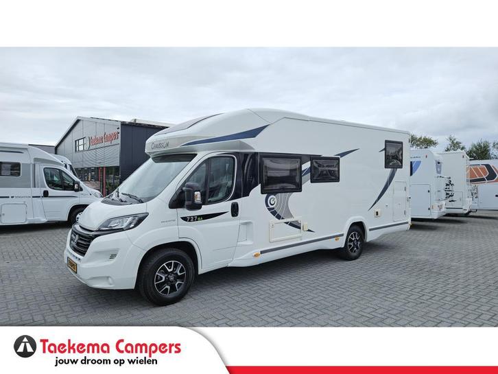 Chausson Welcome 727 GA Enkele-bedden/hefbed/2xAirco/5-zitpl, Caravans en Kamperen, Campers, Bedrijf, tot en met 5, Half-integraal