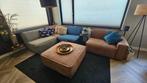 Mooie hoekbank in stof en suedelook, Ophalen, Gebruikt, Stof, Modern, Hotel Chic