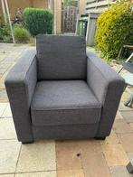 Antraciet grijze fauteuil - Stijlvol en comfortabel!, Huis en Inrichting, Fauteuils, Ophalen, Minder dan 75 cm, Zo goed als nieuw