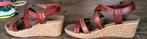 Skechers sleehak sandalen maat 39, Kleding | Dames, Schoenen, Skechers, Bruin, Gedragen, Sandalen of Muiltjes