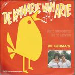 De Kanarie Van Arie - De Germa's Single, Ophalen of Verzenden, Zo goed als nieuw, Overige formaten, Levenslied of Smartlap