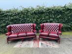 Chesterfield orginele Engelse Springvale 3+2 zits bankstel, Ophalen, Gebruikt, Overige maten, 150 tot 200 cm