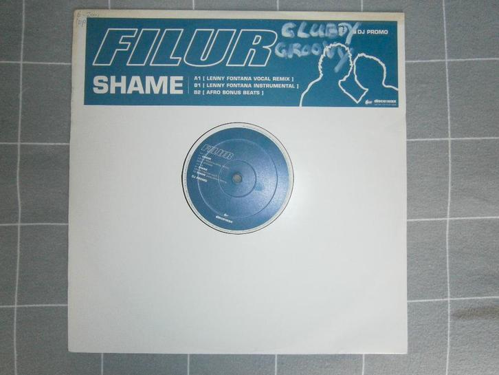 Filur – Shame (Lenny Fontana Remixes). 2001. DJ Promo. House, Cd's en Dvd's, Vinyl | Dance en House, Gebruikt, Dance Populair