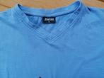 KINGFIELD t- shirt blauw met V-hals maat XL, Blauw, Ophalen of Verzenden, Maat 56/58 (XL), Zo goed als nieuw