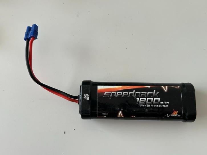 Speedpack 1800 mah 7,2v 6 cell ni-mh accu rc modelbouw, Hobby en Vrije tijd, Modelbouw | Radiografisch | Auto's, Gebruikt, Onderdeel