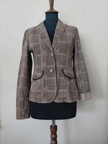 Moderne blazer met ruitjespatroon maat s en m beschikbaar voor biedingen