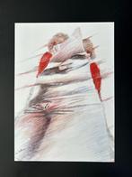 Zeefdruk Leo Musch         (Zomeropruiming), Antiek en Kunst, Kunst | Litho's en Zeefdrukken, Verzenden