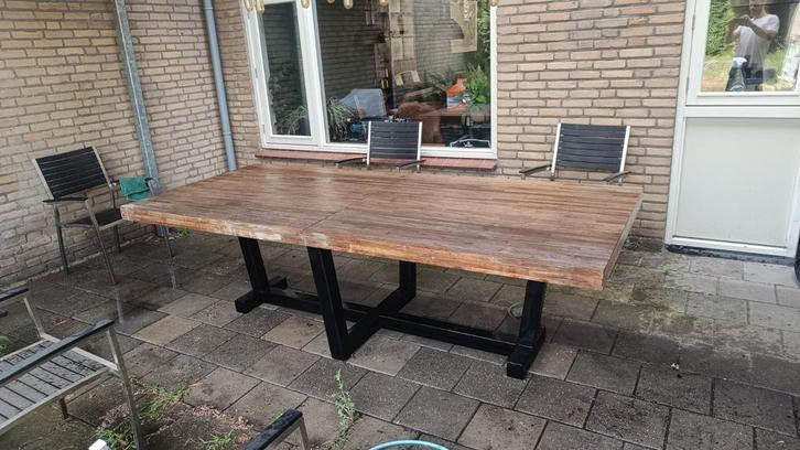 Grote tafelpoot voor tafelblad tot 2.60m, Huis en Inrichting, Tafels | Eettafels, Gebruikt, 100 tot 150 cm, 200 cm of meer, Vijf personen of meer