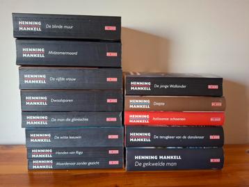 13 boeken henning mankell beschikbaar voor biedingen