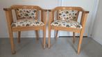 Vintage stoelen met schildpad bekleding - set van 2, Ophalen