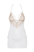 Obsessive ``BISQUITTA`` chemise wit maat S/M (782), Obsessive, Ophalen of Verzenden, Wit, Setje