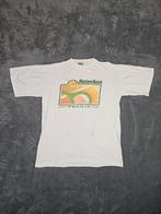 Vintage Heineken Tennis T-shirt L Wit Jaren 80 single stitch, Kleding | Heren, Maat 52/54 (L), ., Wit, Ophalen of Verzenden