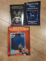 3x Glass graveren hulp boeken IN ENGLISH, Ophalen of Verzenden, Zo goed als nieuw, Overige onderwerpen