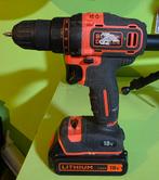 18v accuboormachine black decker, Ophalen of Verzenden, Gebruikt, Boor- en Schroefmachine