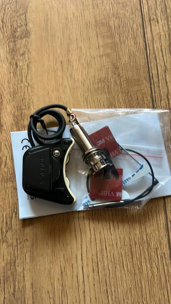 Double C1U Active Piezo Ukulele Pickup ukulele versterker, Muziek en Instrumenten, Snaarinstrumenten | Overige, Nieuw, Ukelele