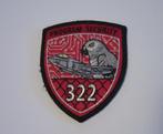 322 Squadron embleem program security, Verzenden, Luchtmacht, Nederland, Embleem of Badge
