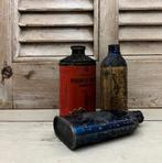 Set van 3 Franse kruitflesjes kruitbusjes poudre de chasse, Antiek en Kunst, Curiosa en Brocante, Ophalen of Verzenden