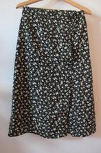 Floral print button front midi skirt, Kleding | Dames, Rokken, Zwart, Nieuw, Ophalen of Verzenden, Maat 36 (S)