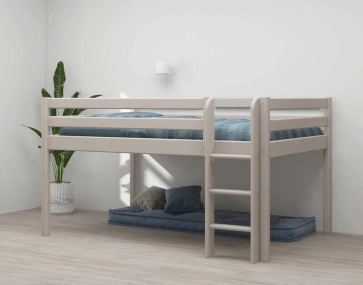 Opbouw, bureau, vak, hoekplank v Life time halfhoogslaper, Kinderen en Baby's, Kinderkamer | Stapelbedden en Hoogslapers, Gebruikt