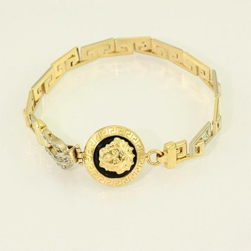 18 karaat gouden heren armband , Sieraden, Tassen en Uiterlijk, Armbanden, Nieuw, Goud, Goud, Ophalen
