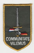 Embleem 1 (GE/NL) Corps, Duits-Nederlands Legerkorps, ronde, Verzamelen, Militaria | Algemeen, Verzenden, Landmacht, Nederland