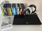 SAMSUNG Blu-Ray tm Disc Player VHS HQ, incl. 27 DVD's, Ophalen, Zo goed als nieuw