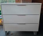 Wit kastje met 3 lades, Huis en Inrichting, Kasten | Ladekasten, Ophalen, Minder dan 50 cm, Gebruikt, 3 of 4 laden
