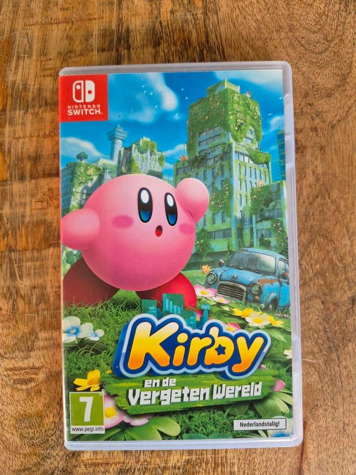 Kirby en de vergeten wereld - Nintendo Switch, Spelcomputers en Games, Games | Nintendo Switch, Zo goed als nieuw, Avontuur en Actie