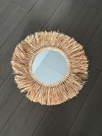 Leuke Ibiza spiegel, Huis en Inrichting, Woonaccessoires | Spiegels, Minder dan 50 cm, Rond, Ophalen of Verzenden, Zo goed als nieuw